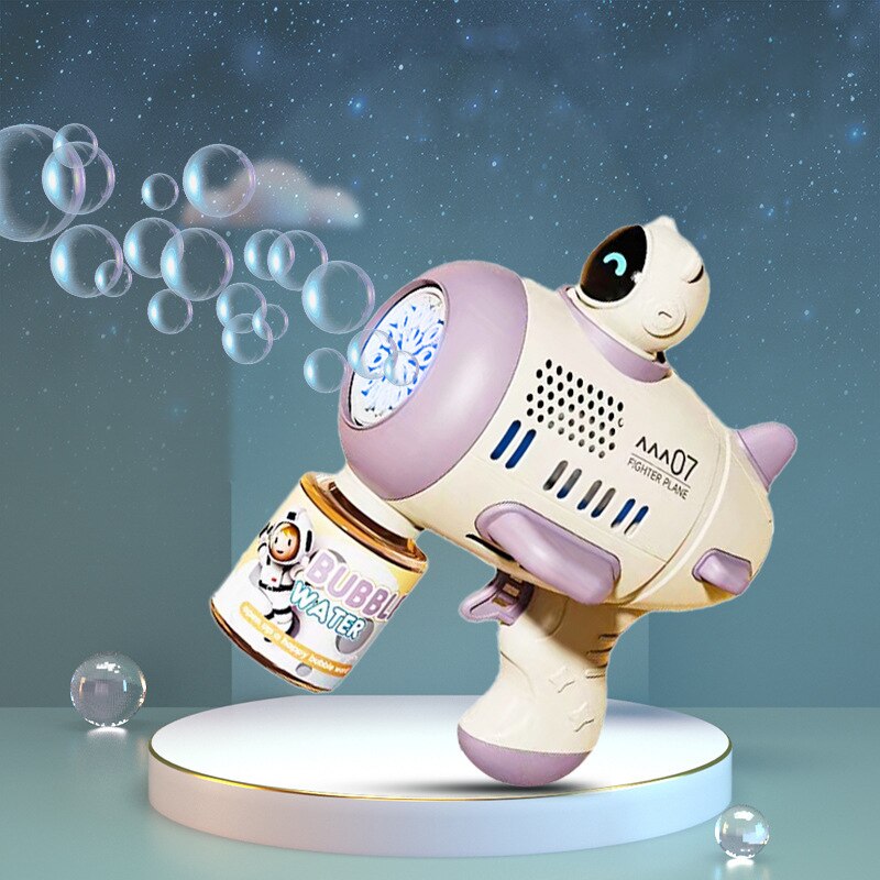 Soap Making Machine At Home - Purple Bubble Machine for Children Automatic