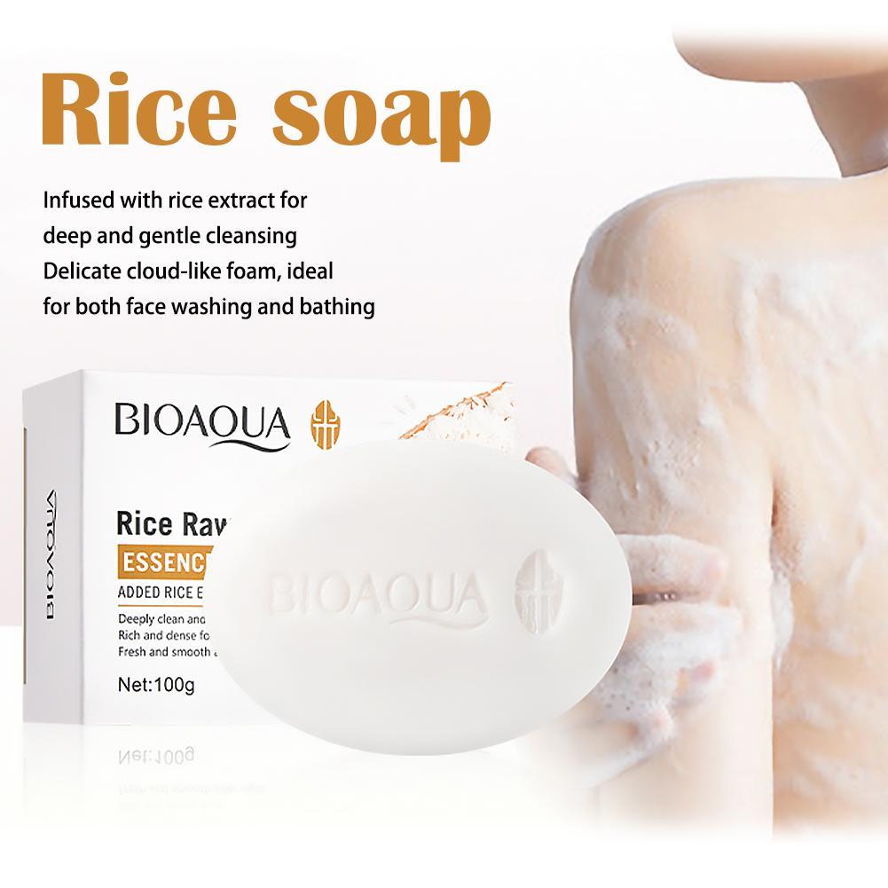 Castor Oil Soap - BIOAQUA White Rice Raw Pulp Facial