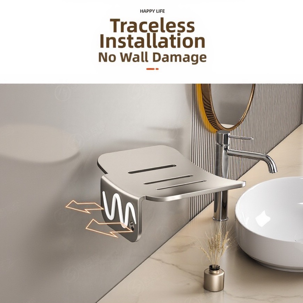 Soap Dish Draining - Wall Mount Soap Dish Built from