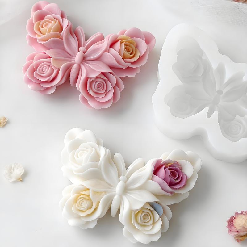 Soap Making Diy - DIY Rose Butterfly Form Silicone Mold