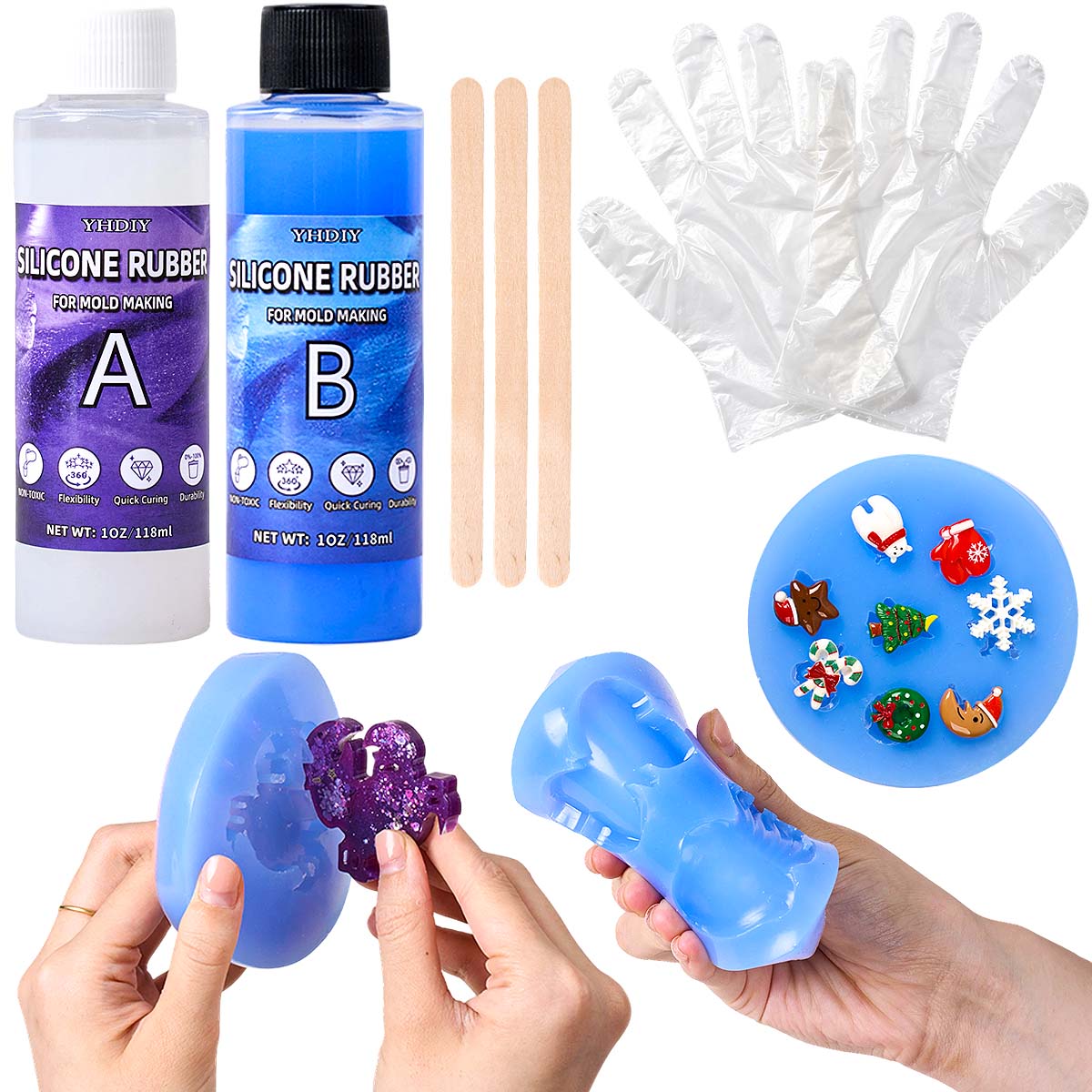 118ml/296ml Silicone Mold Maki - Soap Making Diy 评论和价格