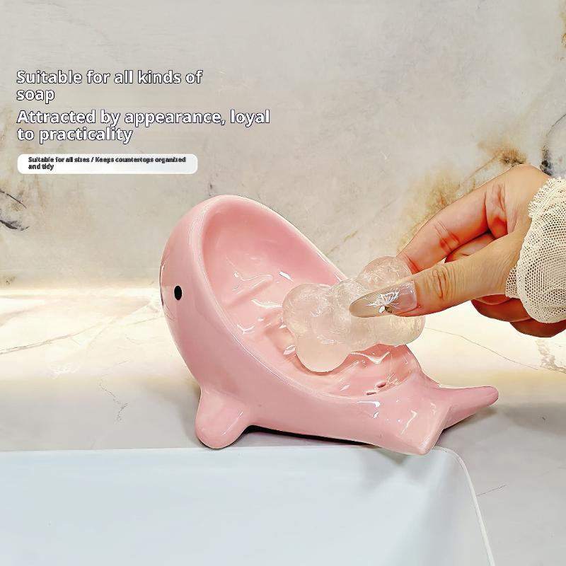 Creative Whale Soap Dish For H - Soap Dish Draining 评论和价格