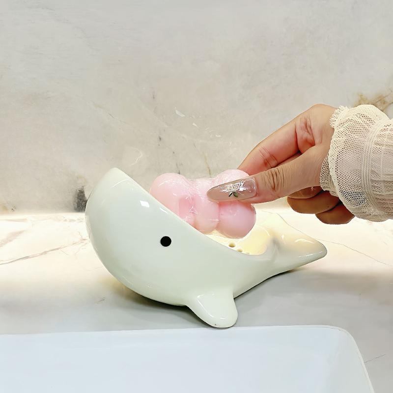 Creative Whale Soap Dish For H - Soap Dish Draining 评论和价格