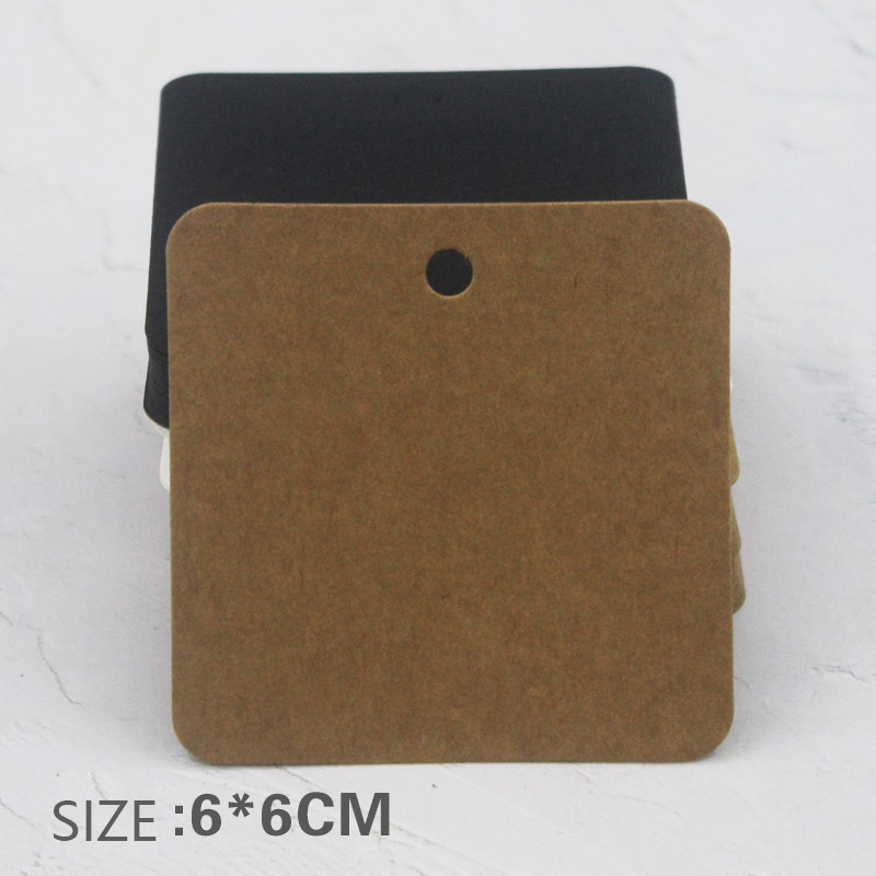 6x6cm Square Kraft Paper Tags  - Kraft Soap Label 评论和价格