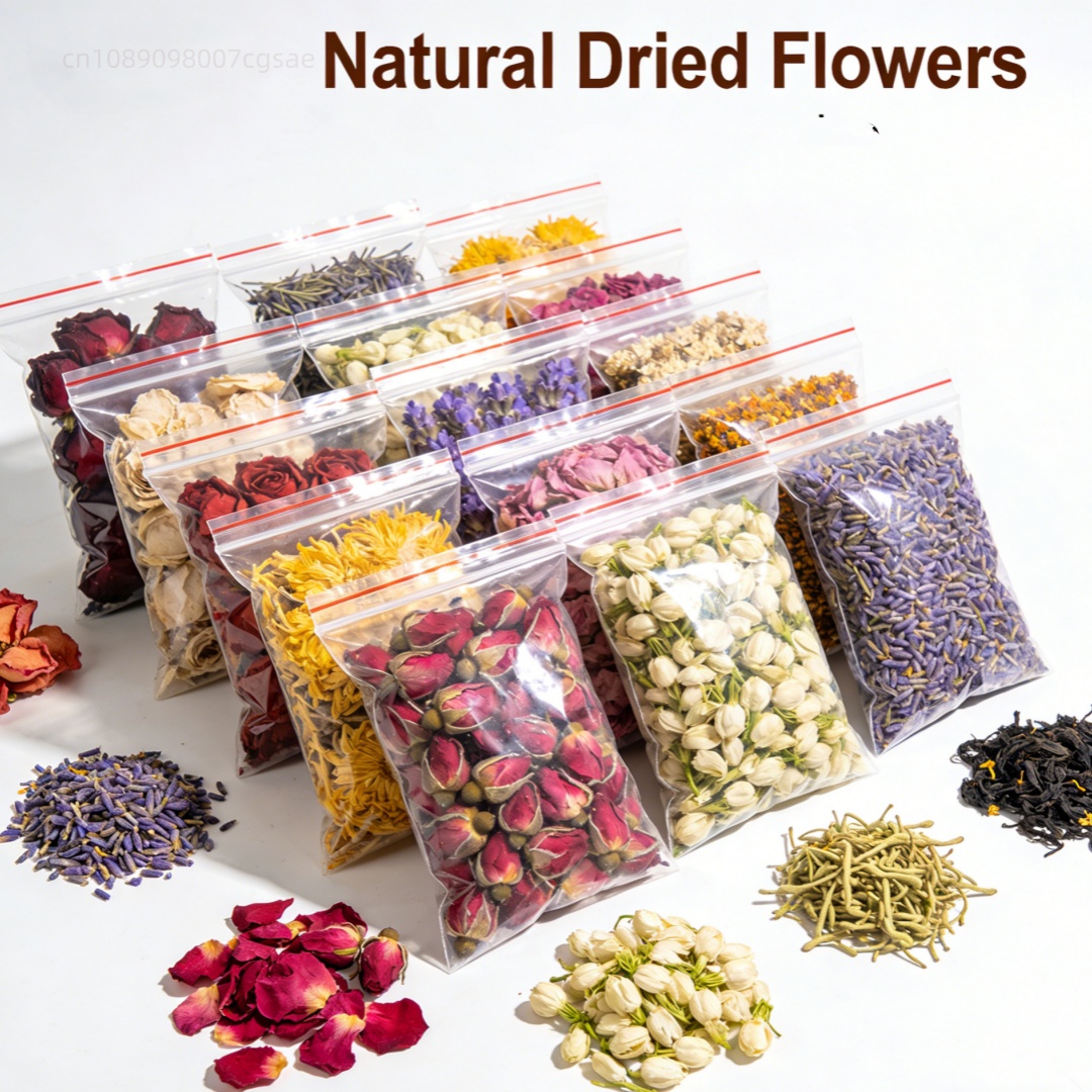 30 Bags Natural Dried Flowers  - Soap Making Kit Organic 评论和价格