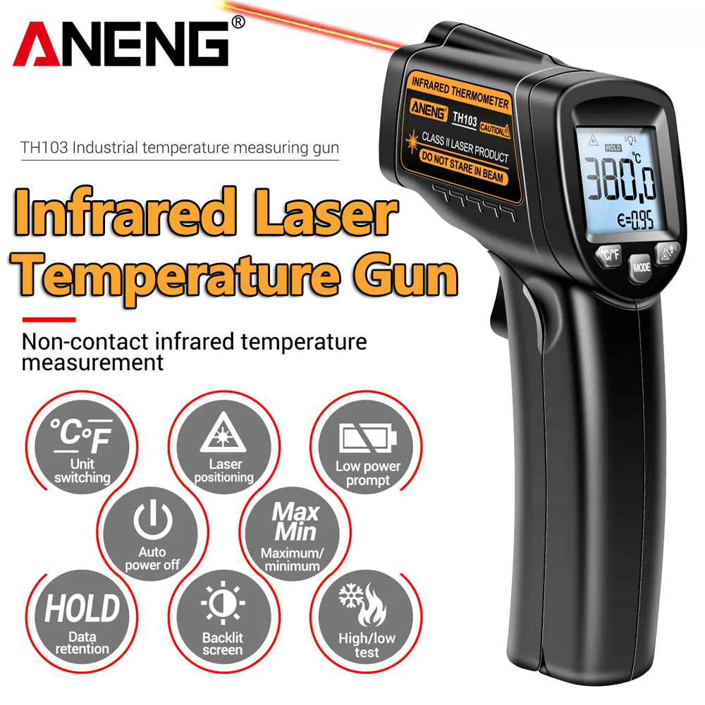 Infrared Laser Temperature Gun - Soap Making Thermometer 评论和价格