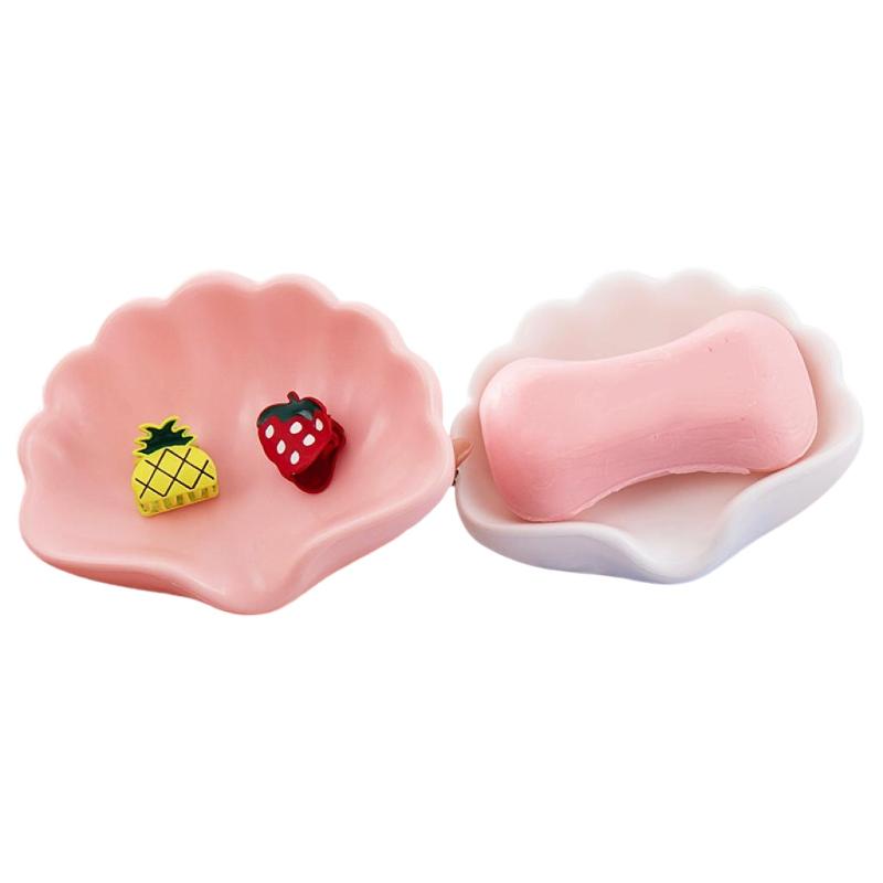 Cute Bow Heart Shaped Ceramic  - Soap Dish Draining 评论和价格