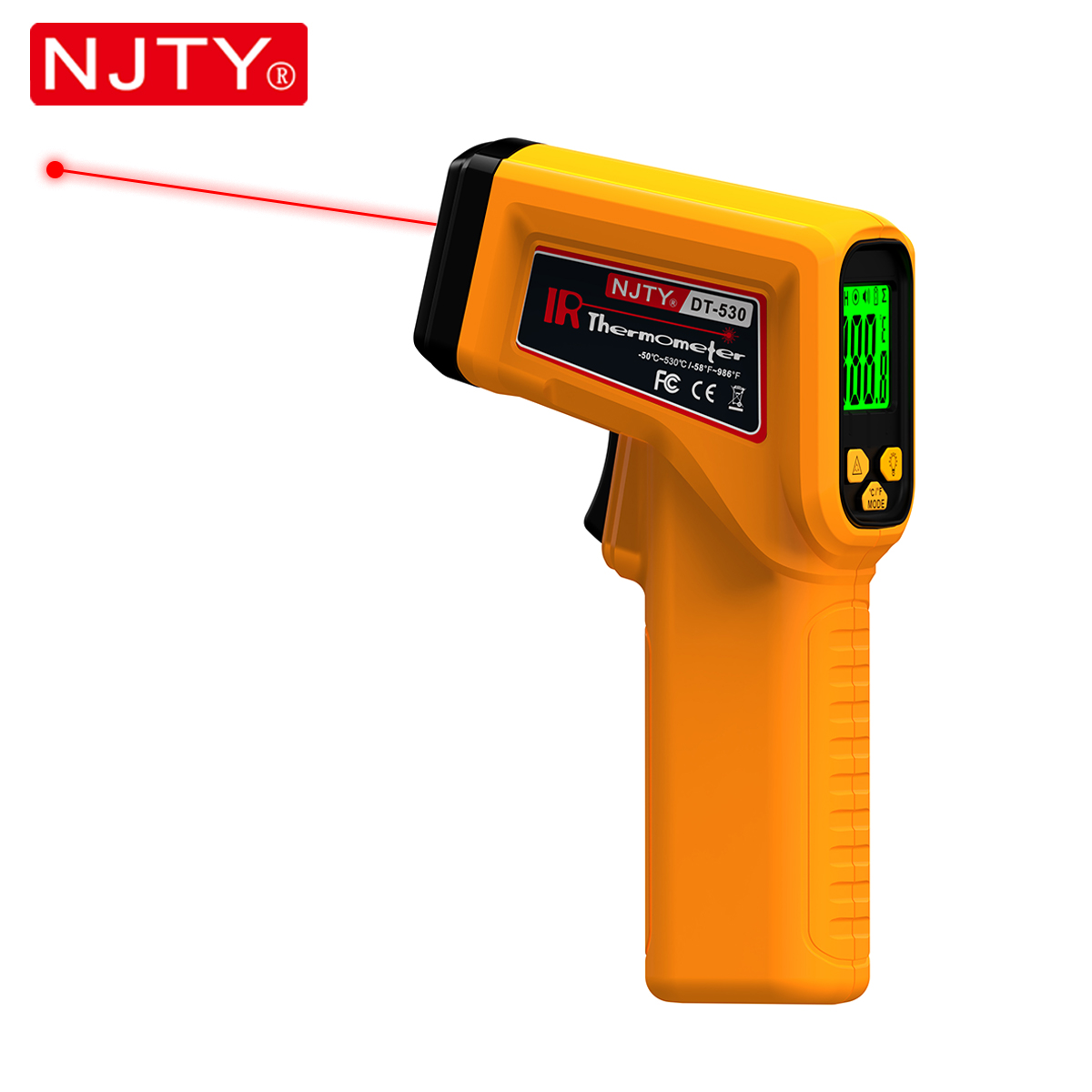 NJTY Infrared Thermometer Lase - Soap Making Thermometer 评论和价格