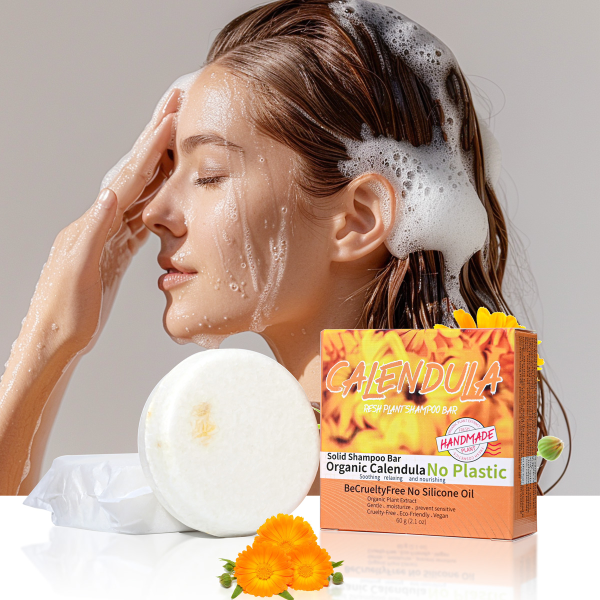 Calendula Flower and Plant Ess - Castor Oil Soap 评论和价格
