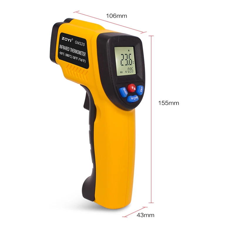 Digital Infrared Thermometer N - Soap Making Thermometer 评论和价格