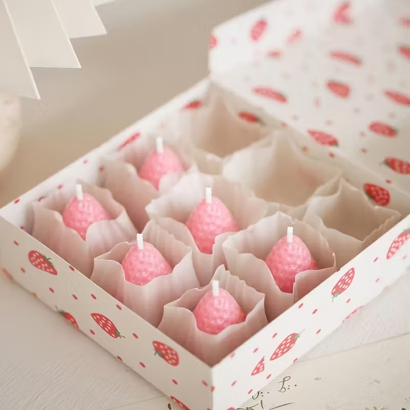 Strawberry Silicone Candle Mol - Soap Making Diy 评论和价格