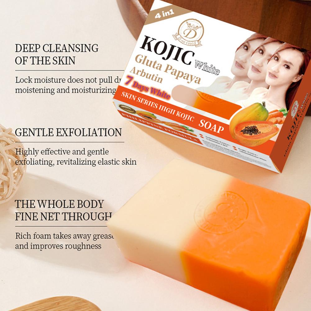 160g Papaya Kojic Acid Essenti - Castor Oil Soap 评论和价格