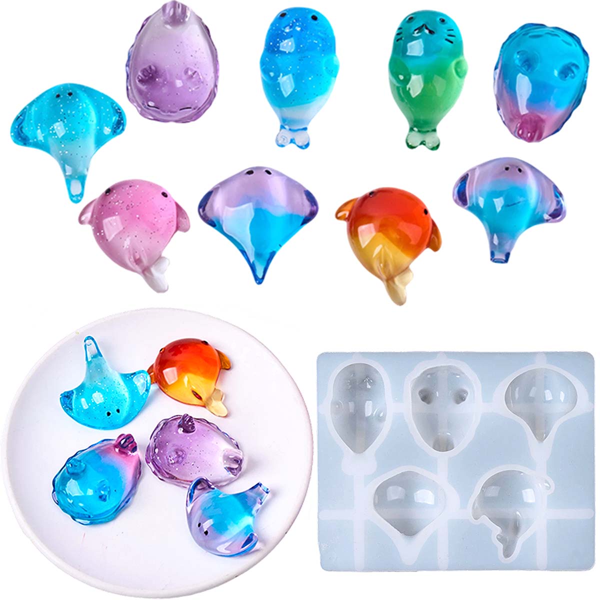 3D Healing Kawaii Manta Ray Wh - Soap Making Diy 评论和价格