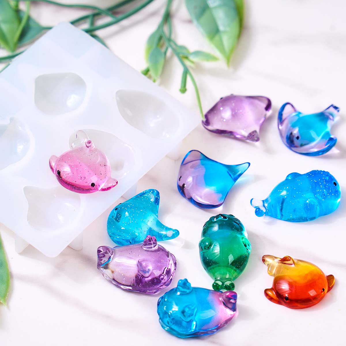 3D Healing Kawaii Manta Ray Wh - Soap Making Diy 评论和价格