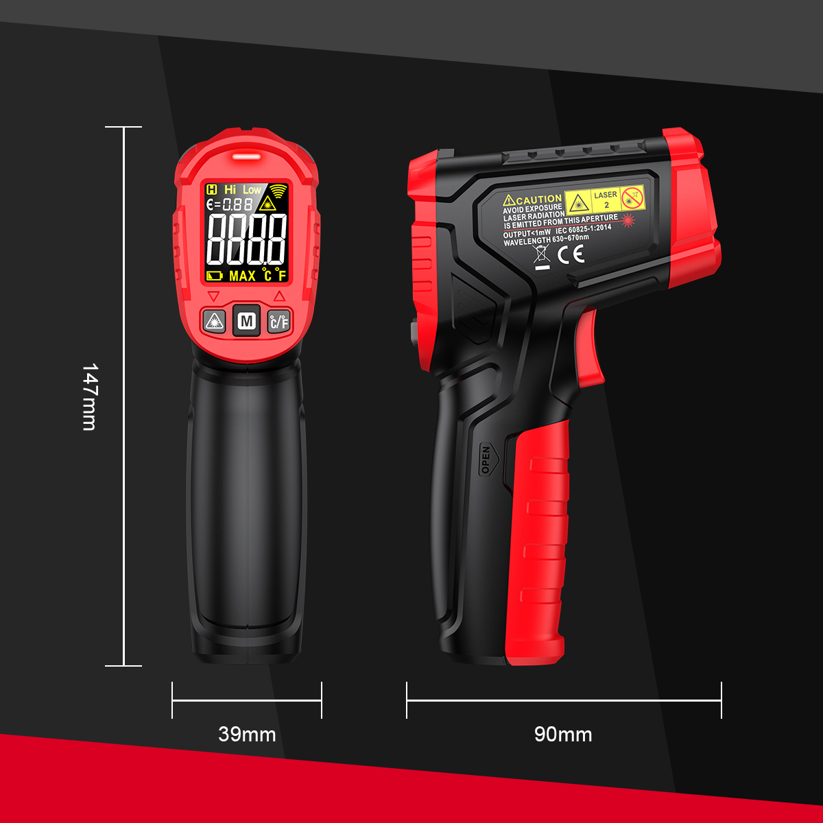 HABOTEST HT641 Infrared Thermo - Soap Making Thermometer 评论和价格