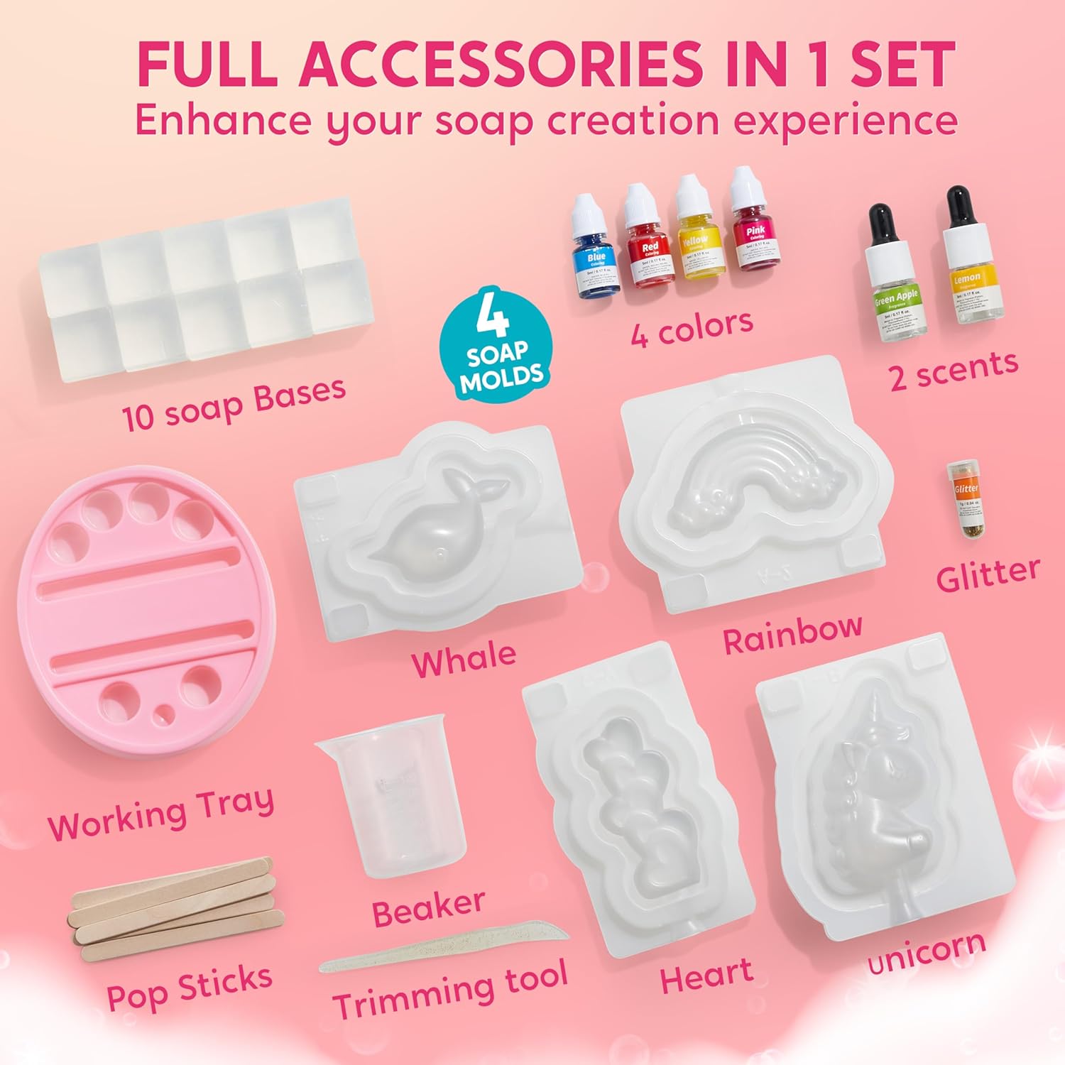 JOYFY Unicorn Soap Making Kit  - Soap Making Diy 评论和价格