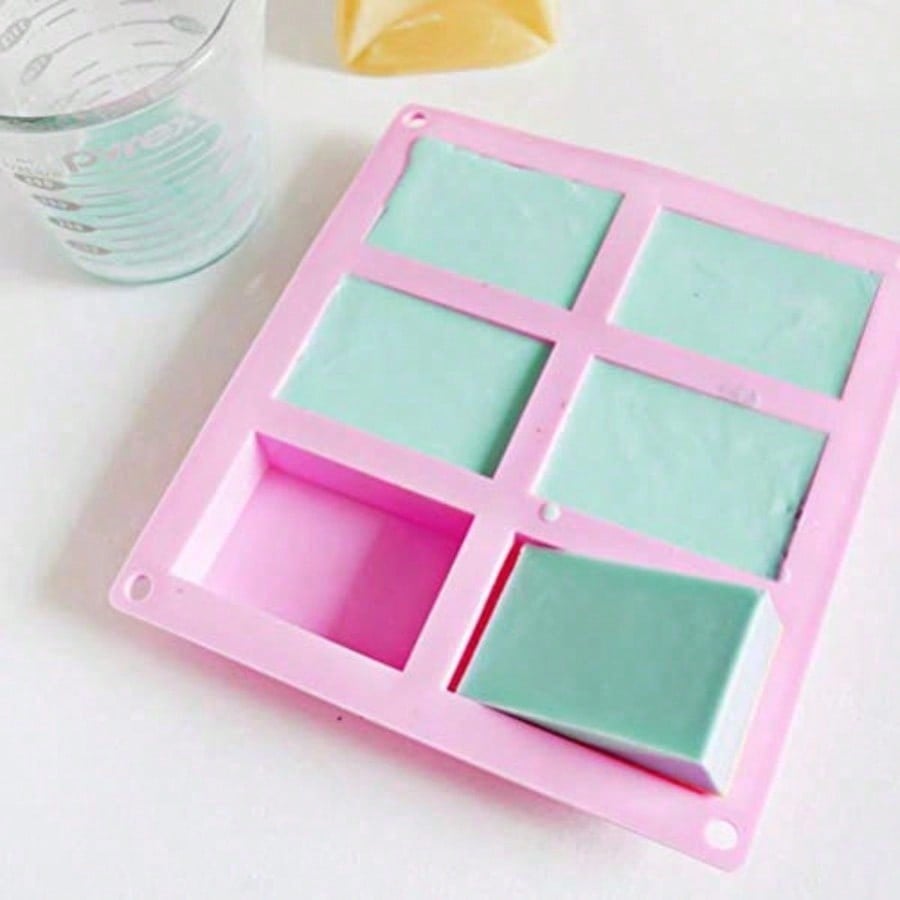 1-2 Pack 6‑Cavity DIY Silicone - Soap Making Utensils 评论和价格