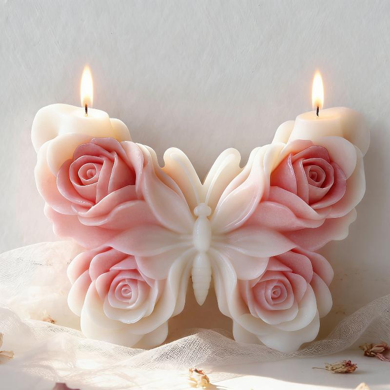 DIY Rose Butterfly Form Silico - Soap Making Diy 评论和价格