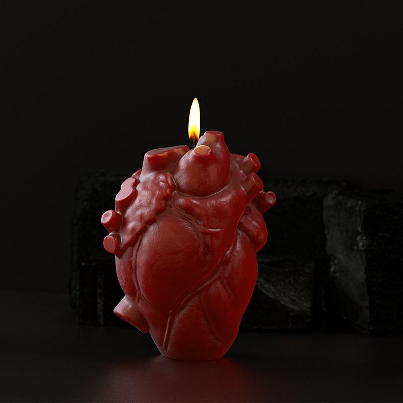 DIY Heart Shaped Candle Silico - Soap Making Diy 评论和价格
