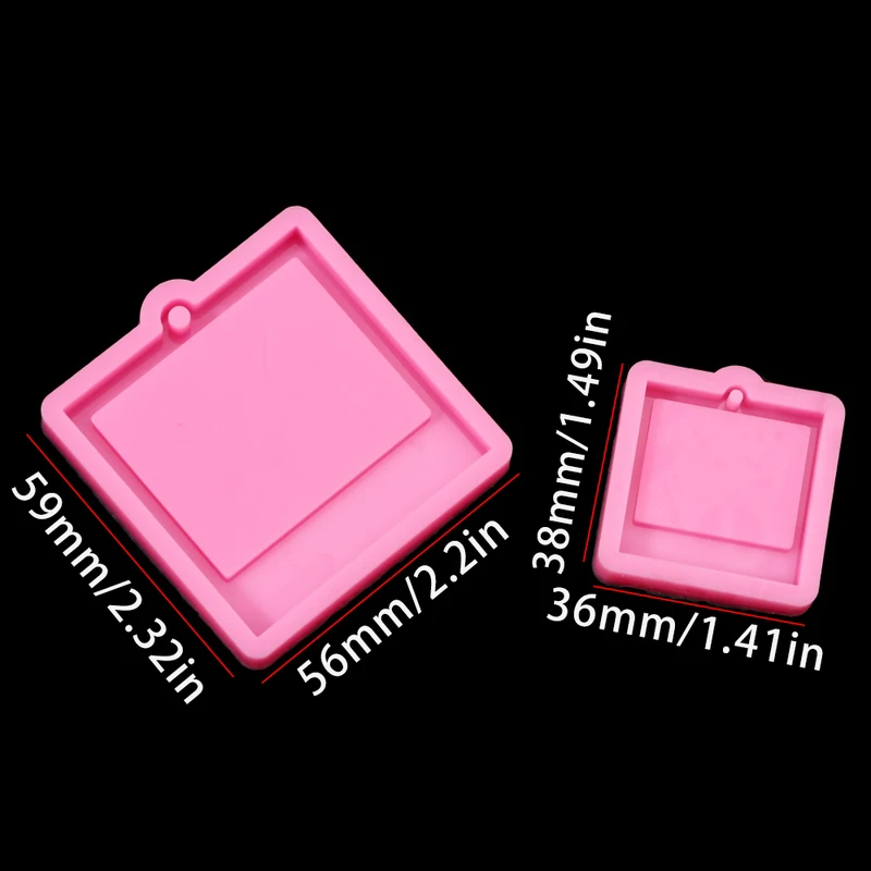 Photo Frame Epoxy Resin Keycha - Soap Making Diy 评论和价格